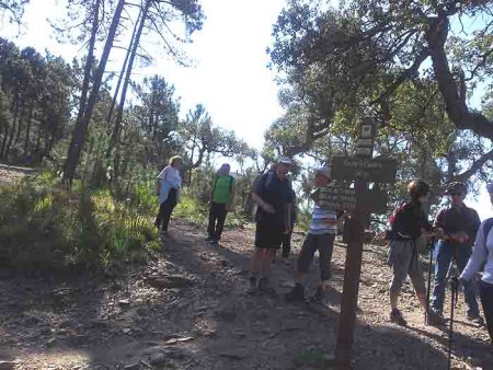 Retour par le col de la Cadière